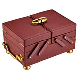 Marla Aaron Burgundy Baby Everything Jewelry Box