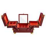 Marla Aaron Burgundy Baby Everything Jewelry Box