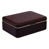 The Large Bella Jewelry Box in Bordeaux