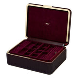 The Large Bella Jewelry Box in Bordeaux