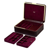 The Large Bella Jewelry Box in Bordeaux