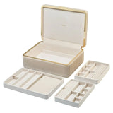 The Large Bella Jewelry Box in Bone