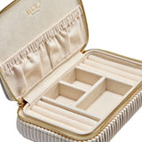 The Bella Zip Case in Bone