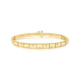 Kwiat 18K Yellow Gold Round Diamond Accent Cobblestone Bracelet