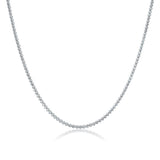 The Bezel Set Diamond Tennis Necklace