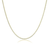 The Bezel Set Diamond Tennis Necklace