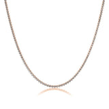 The Bezel Set Diamond Tennis Necklace