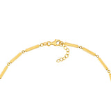Short Bar Station Chain Bracelet
