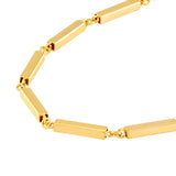 Short Bar Station Chain Bracelet