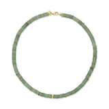 Aventurine Rondelle Beaded Necklace