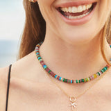 Rainbow Mix Beaded Necklace