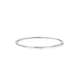 Diamond Heart Bangle Bracelet