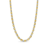 Yellow & White Diamond Tennis Necklace