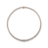 The Graduated Diamond Tennis Necklace