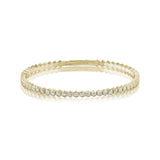 Hexagon Diamond Flex Bangle