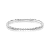 Hexagon Diamond Flex Bangle