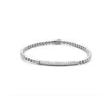 Tresore Pave Diamond Bar Stretch Bracelet