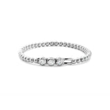 Tresore Diamond Slider Stretch Bracelet