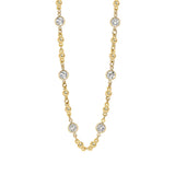 Old European Cut Diamond Rosary Station Chain