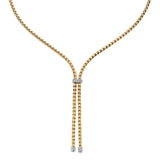 Eka Rope Bolo Necklace with Diamond Rondelle