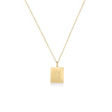 Tiny Treasures Bamboo 8 Mahjong Tile Necklace