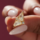 Moth Diamond Engagement Ring
