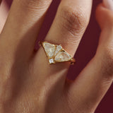 Moth Diamond Engagement Ring