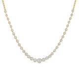 Kwiat 18Kt Yellow Gold Starry Night Demi-Riviera Diamond Necklace