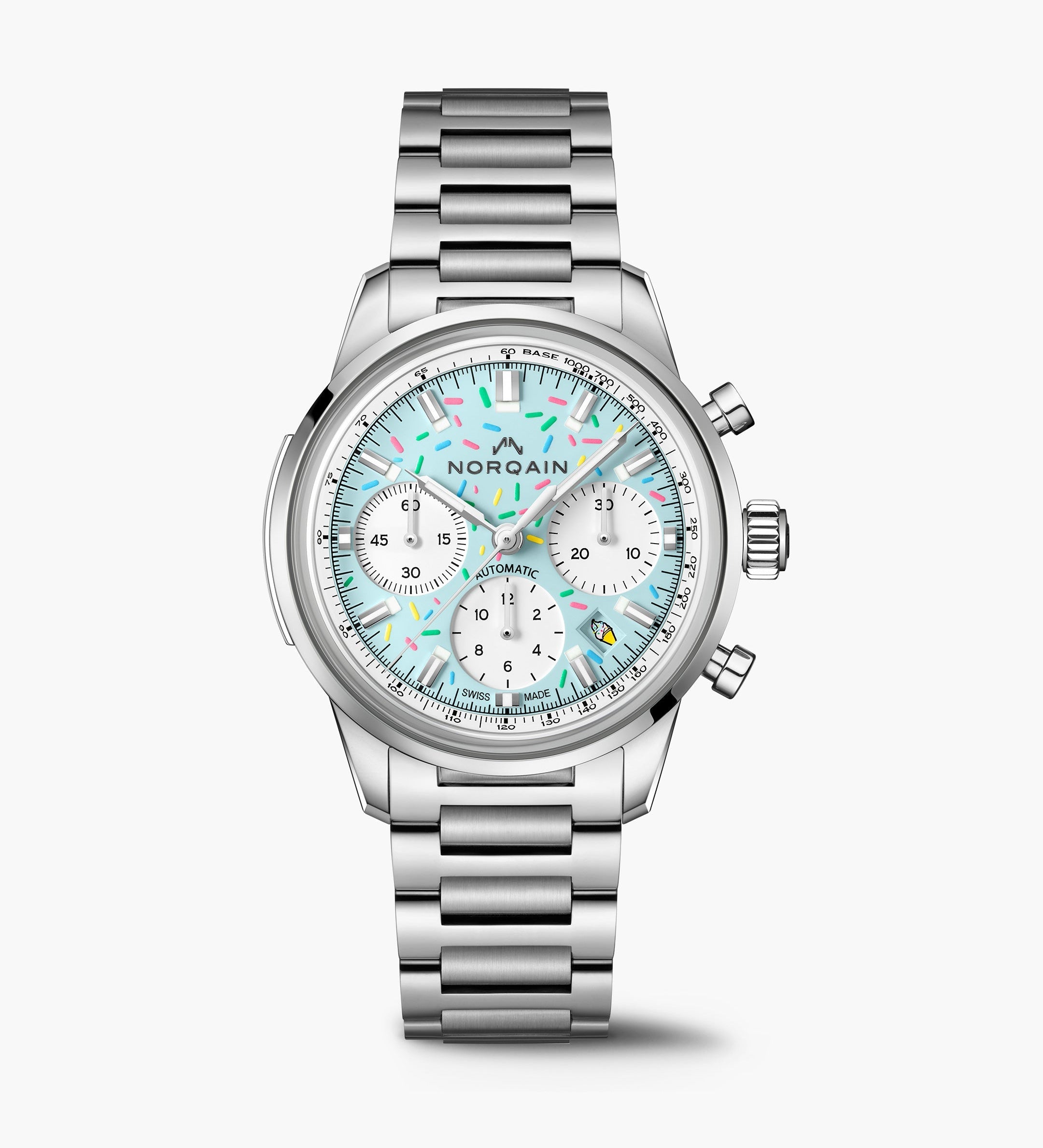 Norqain Freedom Chrono Enjoy Life Sprinkles Blue Raspberry 40mm N220119S04A01S01