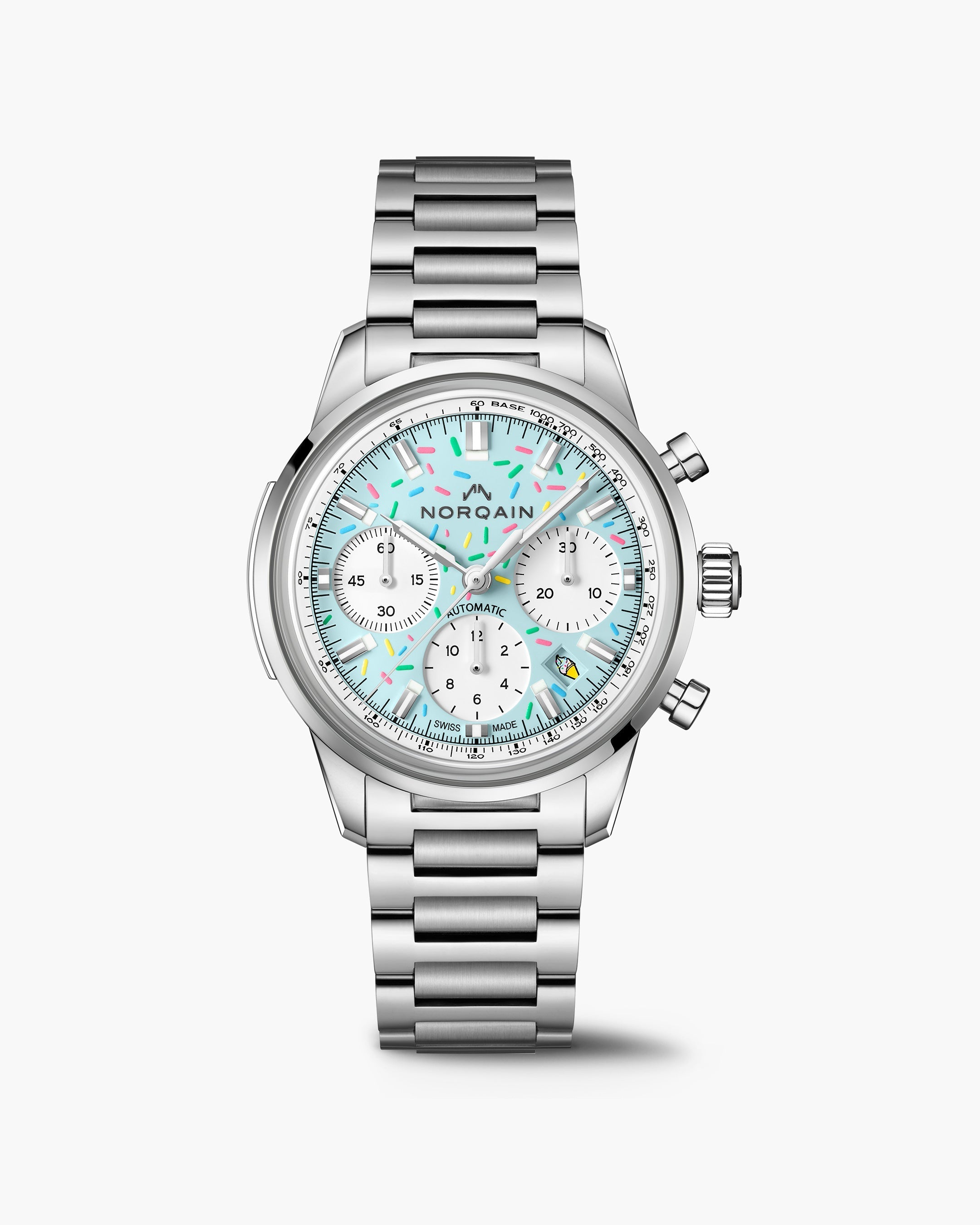 Norqain Freedom Chrono Enjoy Life Sprinkles Blue Raspberry 40mm N220119S04A01S01