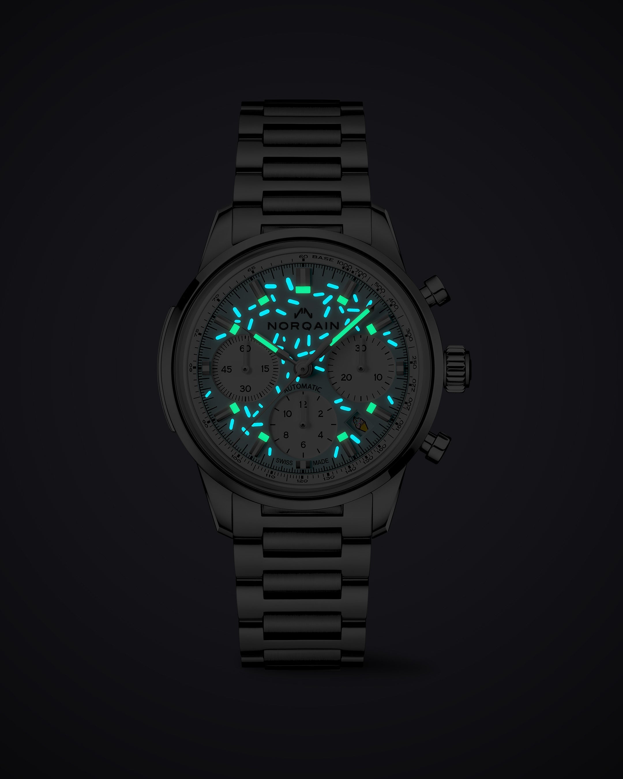 Norqain Freedom Chrono Enjoy Life Sprinkles Blue Raspberry 40mm N220119S04A01S01