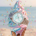 Norqain Freedom Chrono Enjoy Life Sprinkles Blue Raspberry 40mm N220119S04A01S01