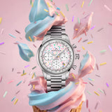 Norqain Freedom Chrono Enjoy Life Sprinkles Strawberry 40mm N220119S04K01S01