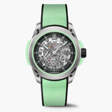 NORQAIN Wild ONE Skeleton 42mm Titanium Mint N300026T01B01R02