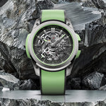 NORQAIN Wild ONE Skeleton 42mm Titanium Mint N300026T01B01R02