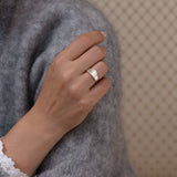 Needle Diamond Tiara Engagement Ring