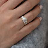Needle Diamond Tiara Engagement Ring