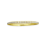 Yellow Gold Expandable Diamond Bangle Bracelet