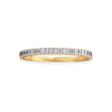 Expandable Emerald-Cut Diamond Bangle Bracelet