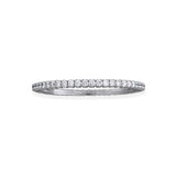 White Gold Expandable Diamond Bangle Bracelet