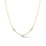 Diamond Posey Station Necklace