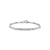 Frankie Half Diamond Station Bracelet