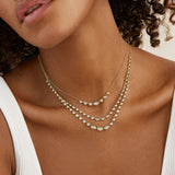 Small Diamond Maverick Riviera Necklace