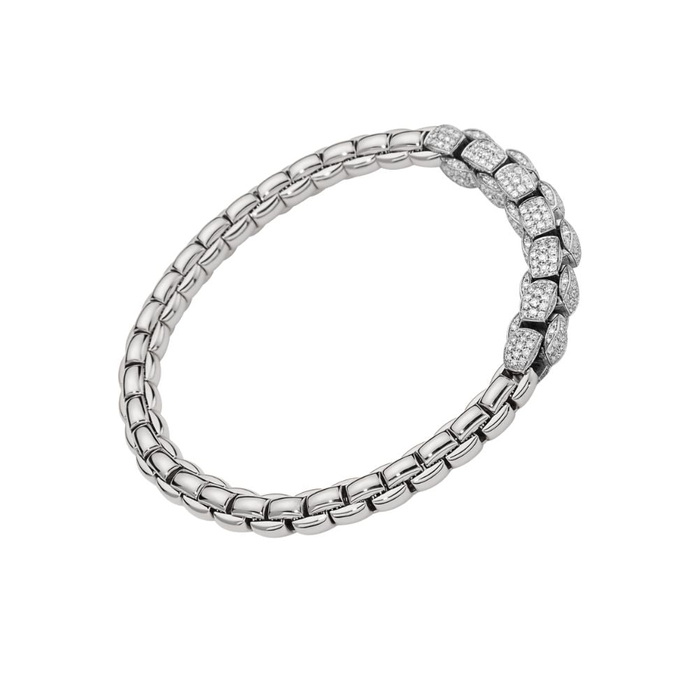 Eka Flex'It Bracelet with Half Pavé Diamond Links