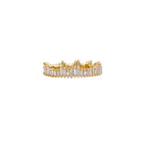 Cityscape Eternity Ring with Needle Baguette Diamonds