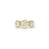 The Jolene Three Stone Engagement Ring