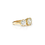 The Jolene Three Stone Engagement Ring
