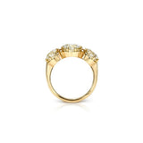 The Jolene Three Stone Engagement Ring