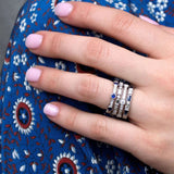 The Julia Diamond & Gemstone Eternity Ring