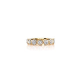 The Gabby Half Diamond Eternity Ring